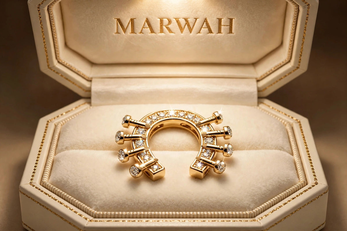 Horseshoe Diamond Charm