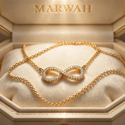Diamond Infinity Chain Necklace