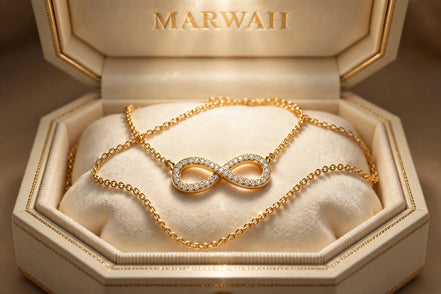 Diamond Infinity Chain Necklace