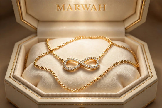 Diamond Infinity Chain Necklace