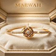 Diamond Knot Bangle
