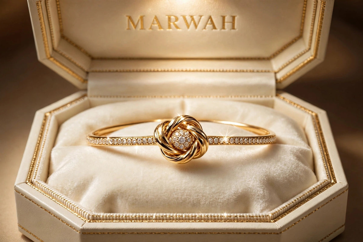 Diamond Knot Bangle