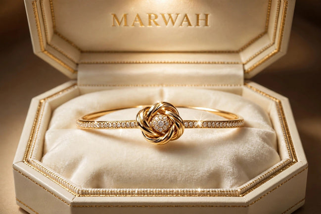 Diamond Knot Bangle