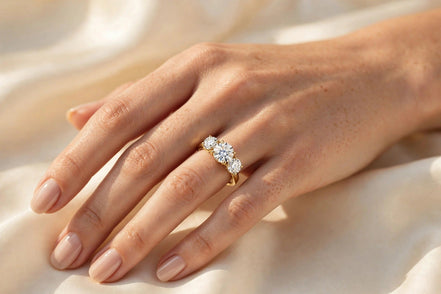 Trilogy Diamond Ring lifestyle