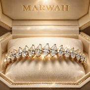 Marquise Diamond Tennis Bracelet