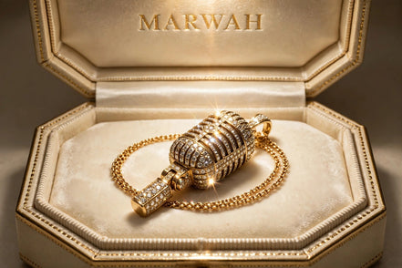 Iced Microphone Pendant