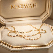Mini Paperclip Chain Necklace
