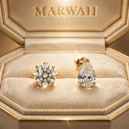 Mismatched Diamond Stud Set