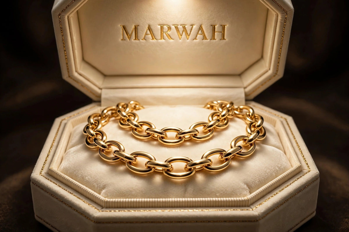 Oval Link Chain Necklace