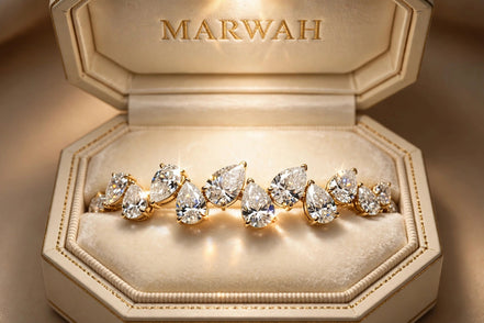 Pear-Shaped Tennis Bracelet