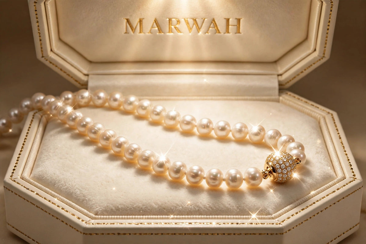 Pearl Diamond Clasp Bracelet