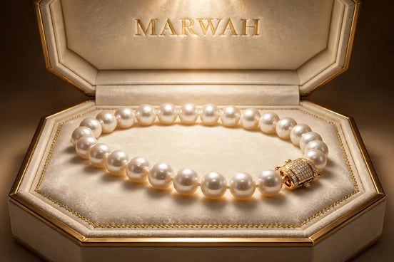 Pearl Strand Diamond Clasp