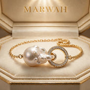 Baroque Pearl Toggle Bracelet