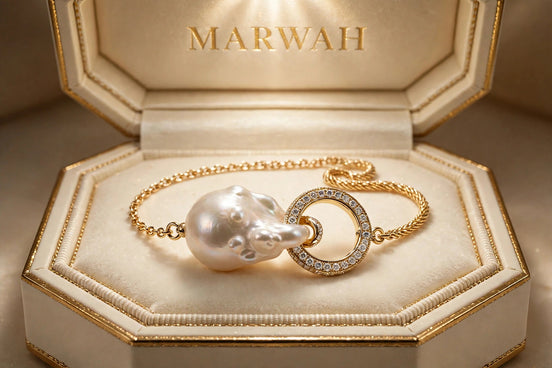 Baroque Pearl Toggle Bracelet