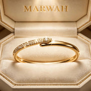 Rivet Diamond Bangle