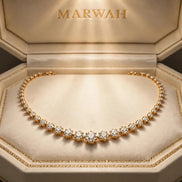 Graduated Diamond Riviera Necklace