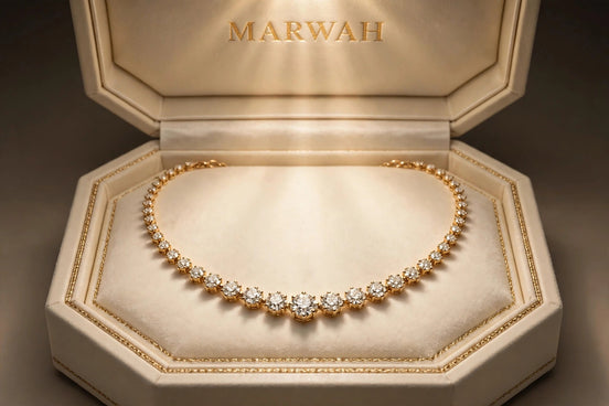 Graduated Diamond Riviera Necklace