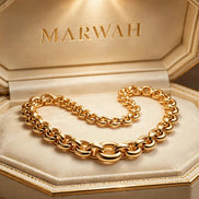 Graduated Rolo Chain Necklace