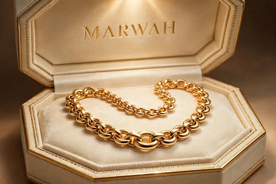 Graduated Rolo Chain Necklace