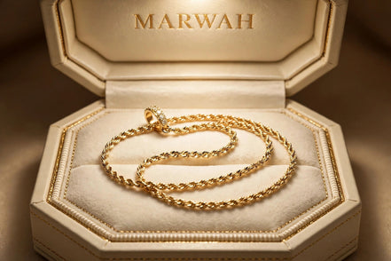 Diamond-Cut Rope Necklace