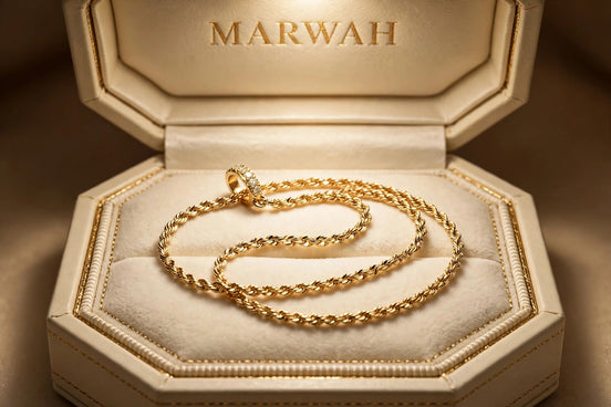 Diamond-Cut Rope Necklace