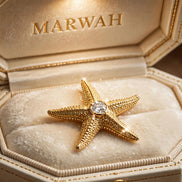 Starfish Diamond Charm
