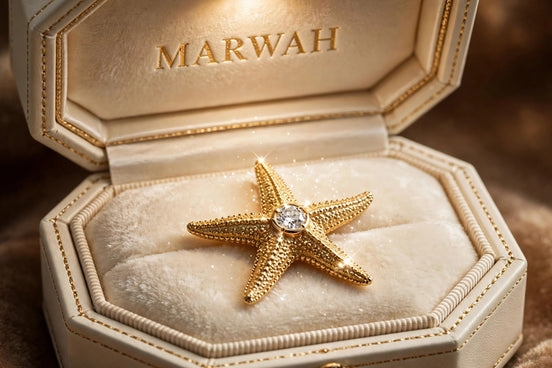 Starfish Diamond Charm