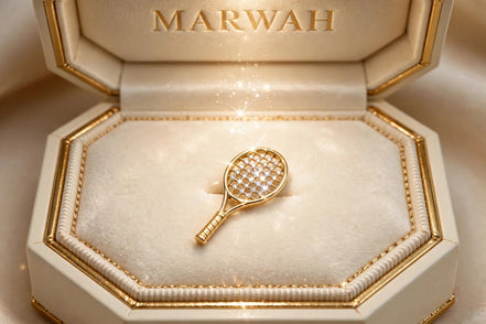 Tennis Racket Charm