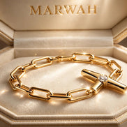 Toggle-Front Chain Bracelet