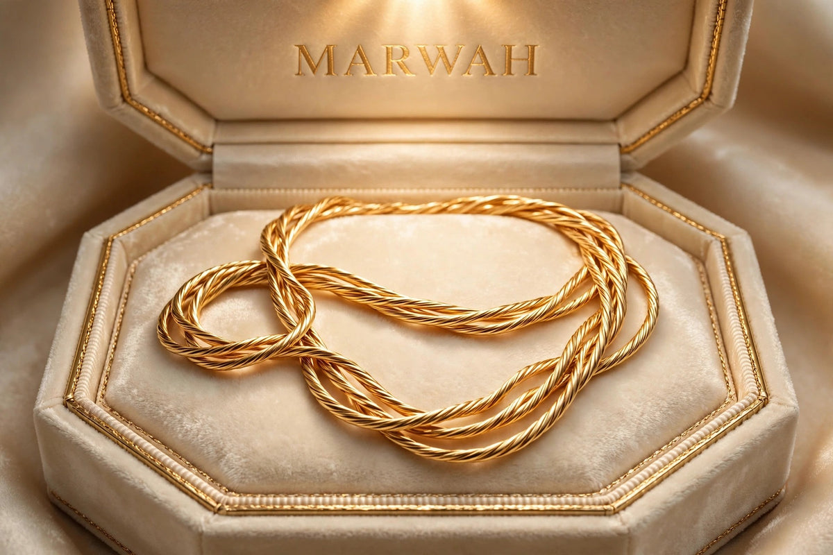 Gold Torsade Necklace