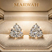 Trillion Diamond Studs