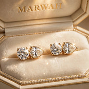 Two-Stone Diamond Studs