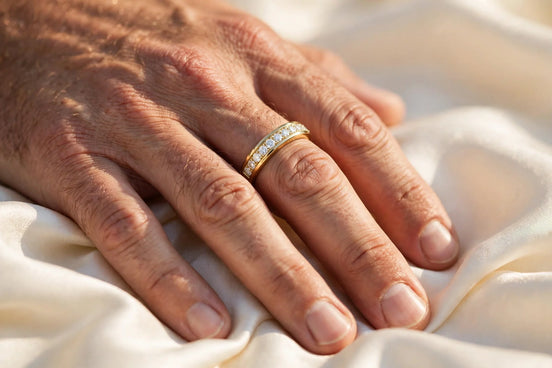 Channel-Set Diamond Band