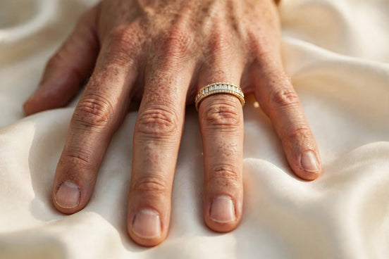 Channel-Set Diamond Band