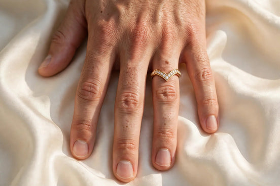 Chevron Diamond Band
