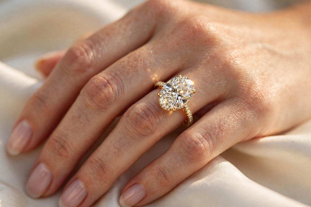 Oval Solitaire Engagement Ring